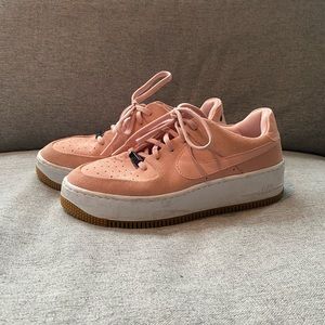 Size 8.5 Pink Air Force 1s